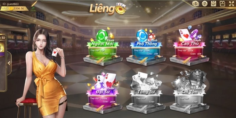 Hệ thống phòng cược trong game bài Liêng